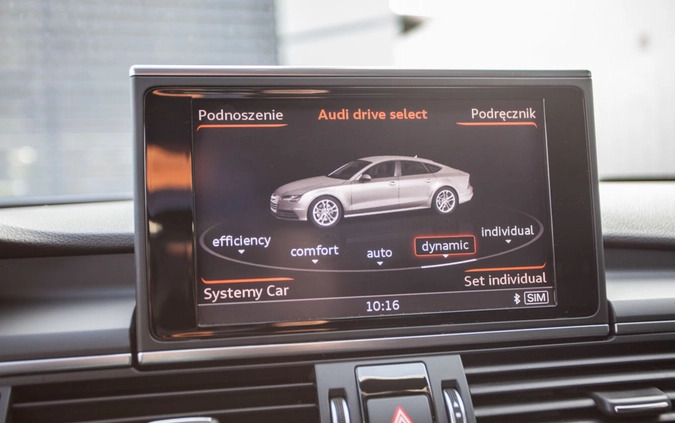 Audi A7 cena 134900 przebieg: 139600, rok produkcji 2017 z Goniądz małe 631